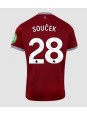 West Ham United Tomas Soucek #28 Replika Hemmakläder 2025-26 Kortärmad